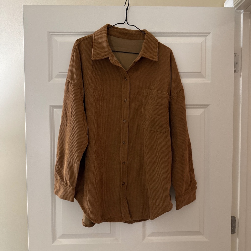 Corduroy button up